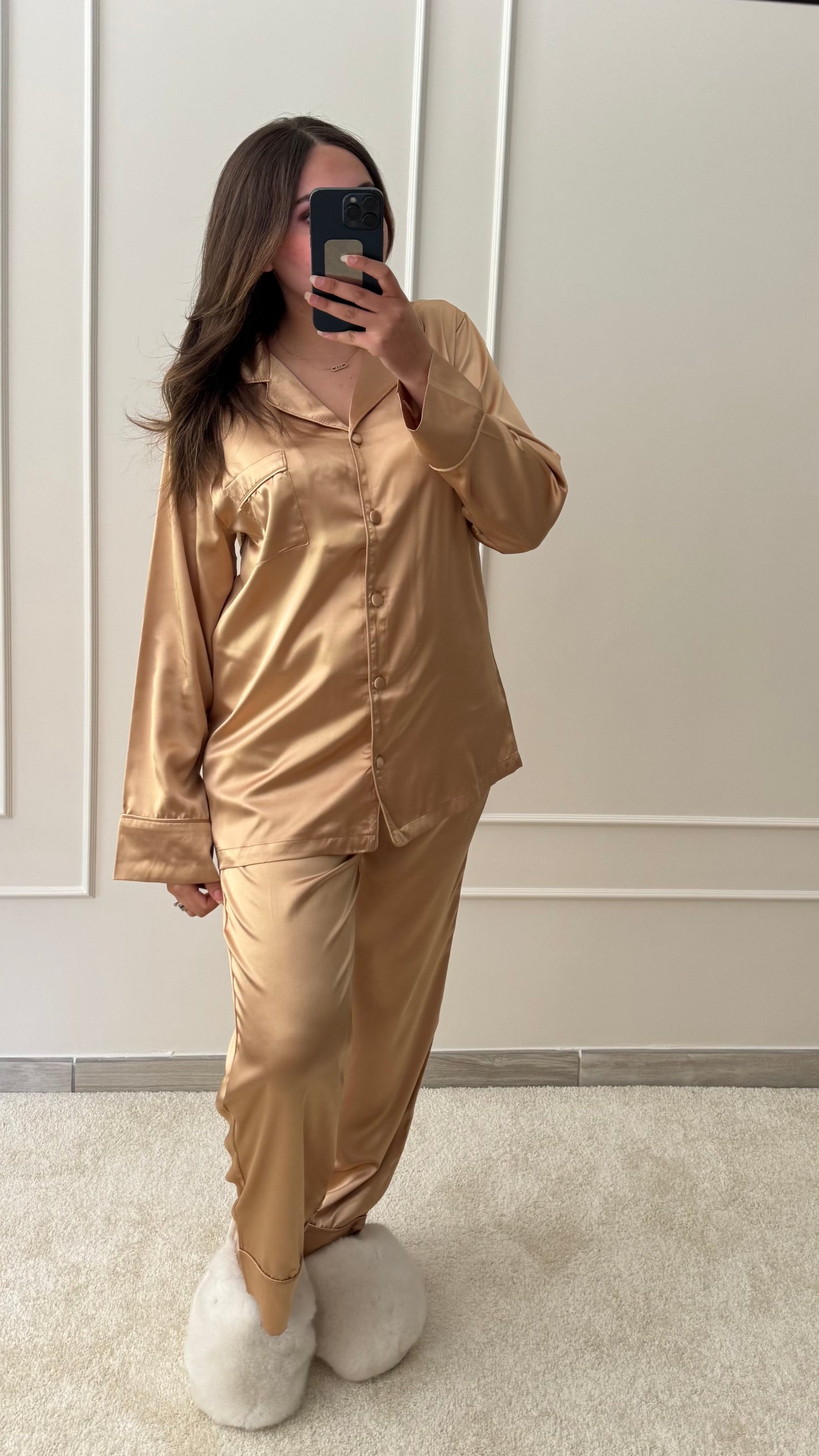 Pyjama en satin Rêve d'orient