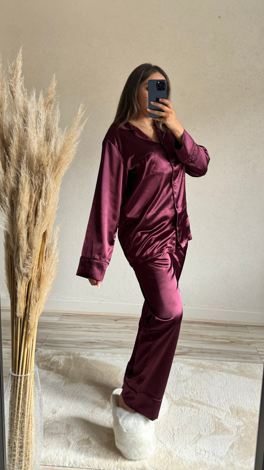 Pyjama en satin Amarena