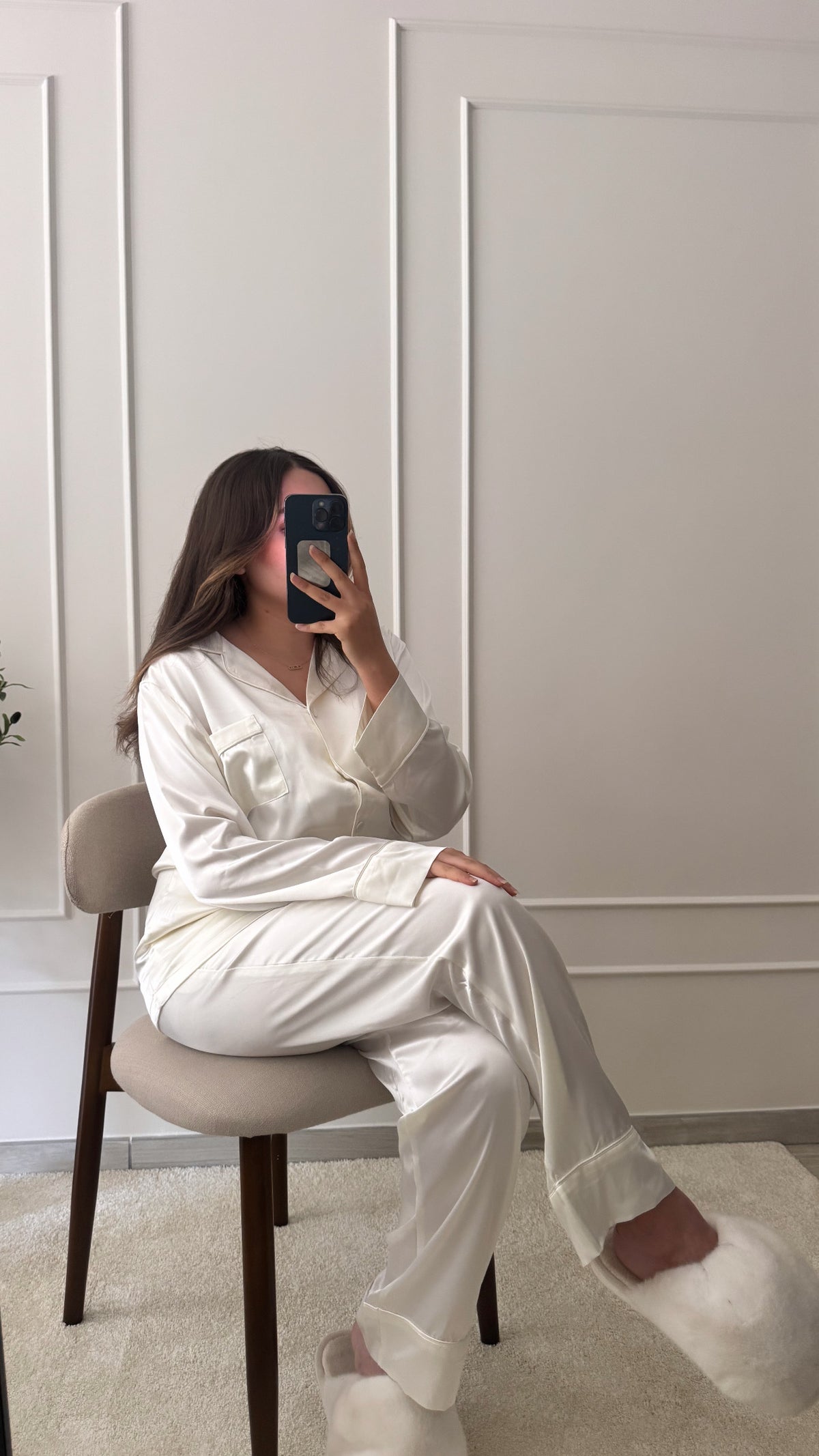 Pyjama en satin Noces
