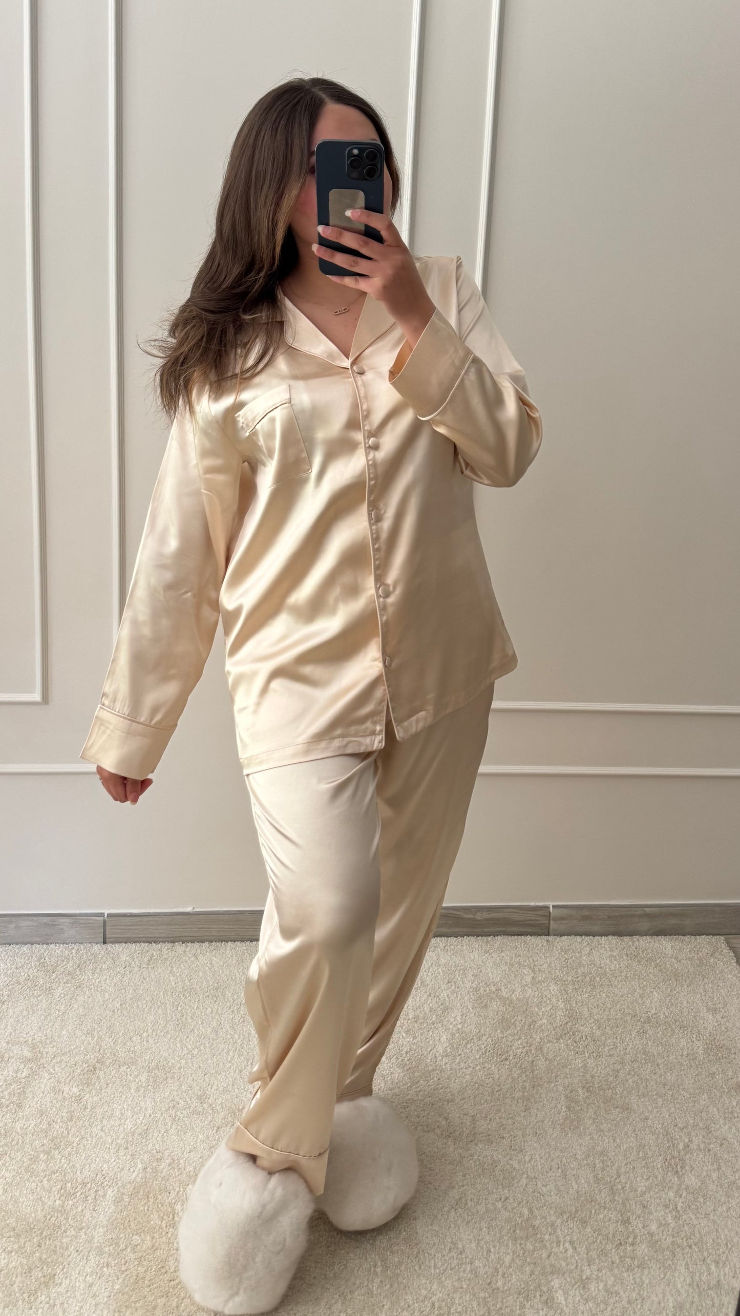 Pyjama en satin Vanilla
