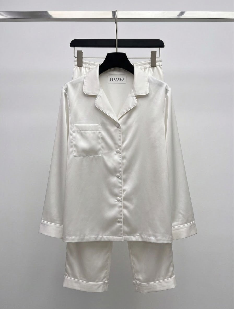 Pyjama en satin Noces