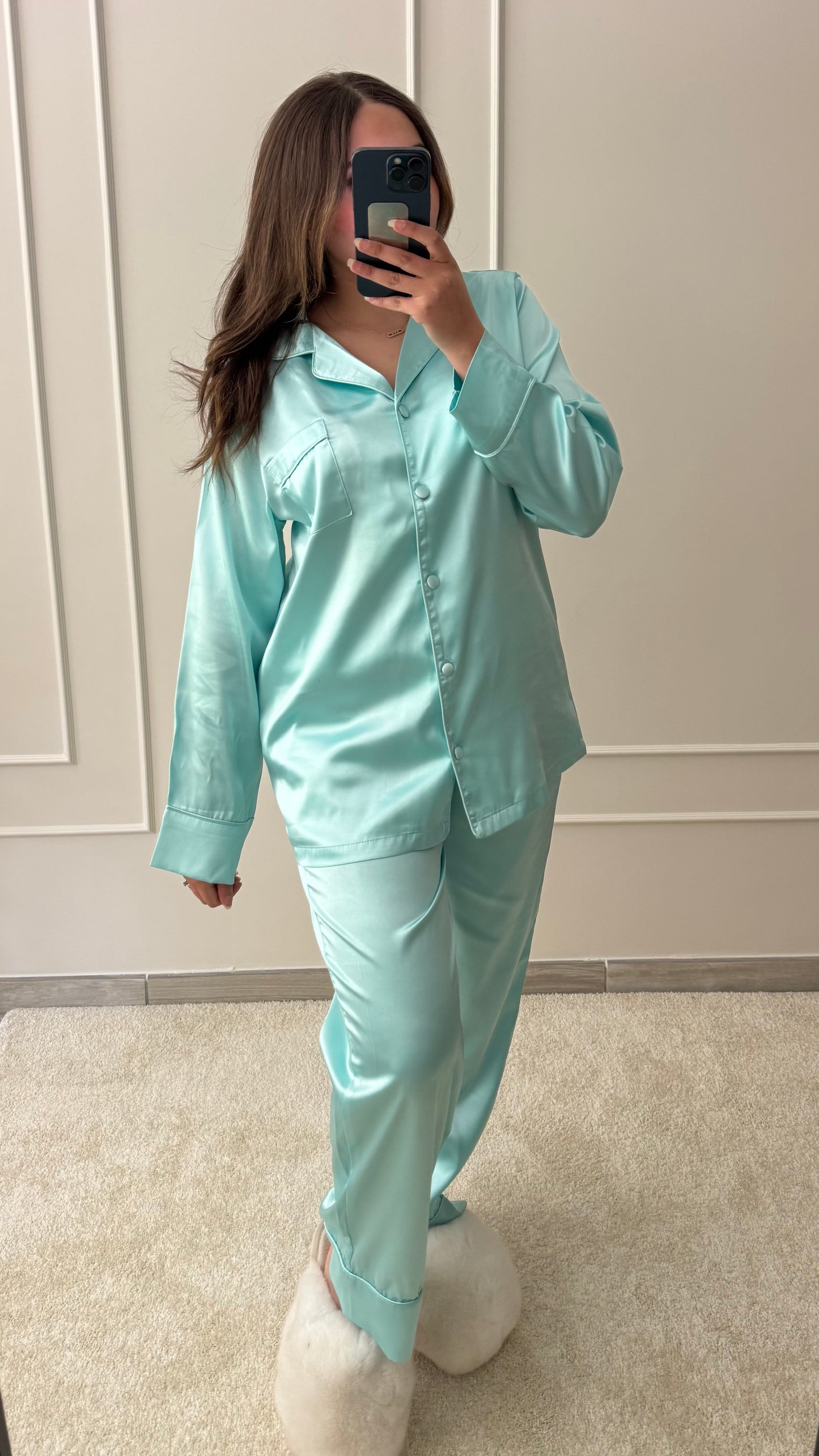 Pyjama en satin Jade