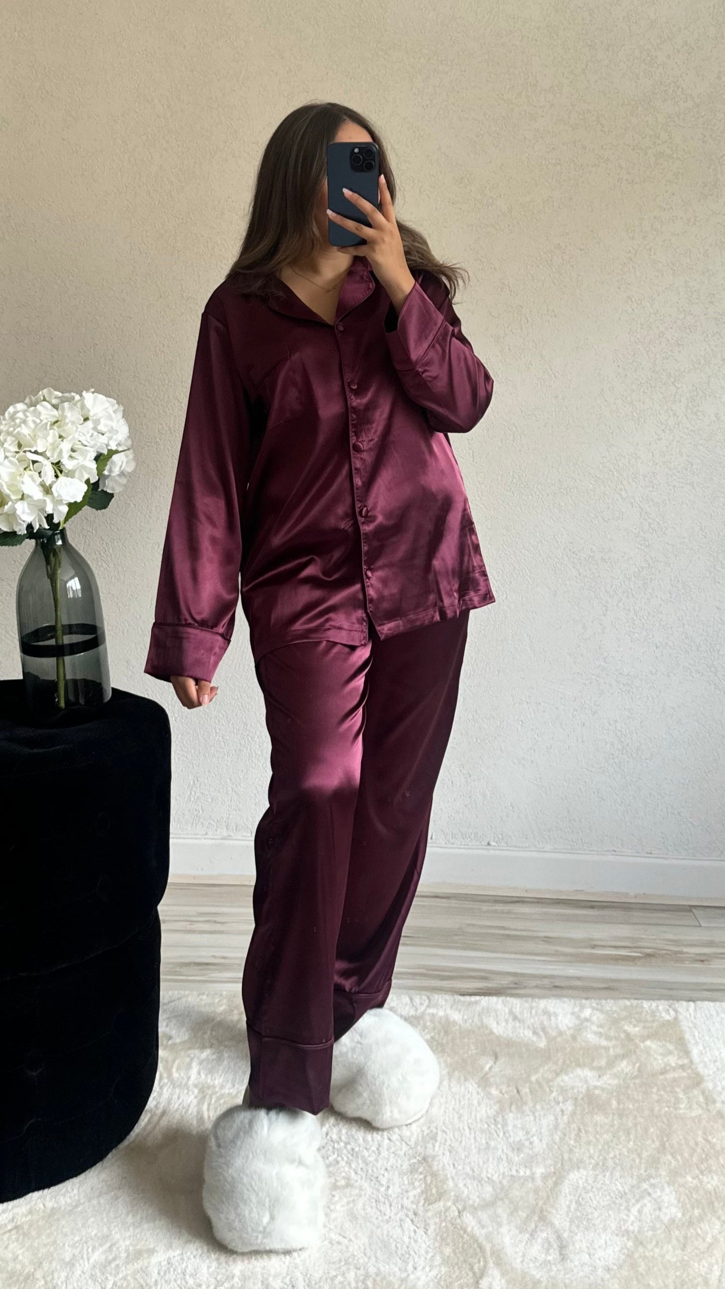 Pyjama en satin Amarena