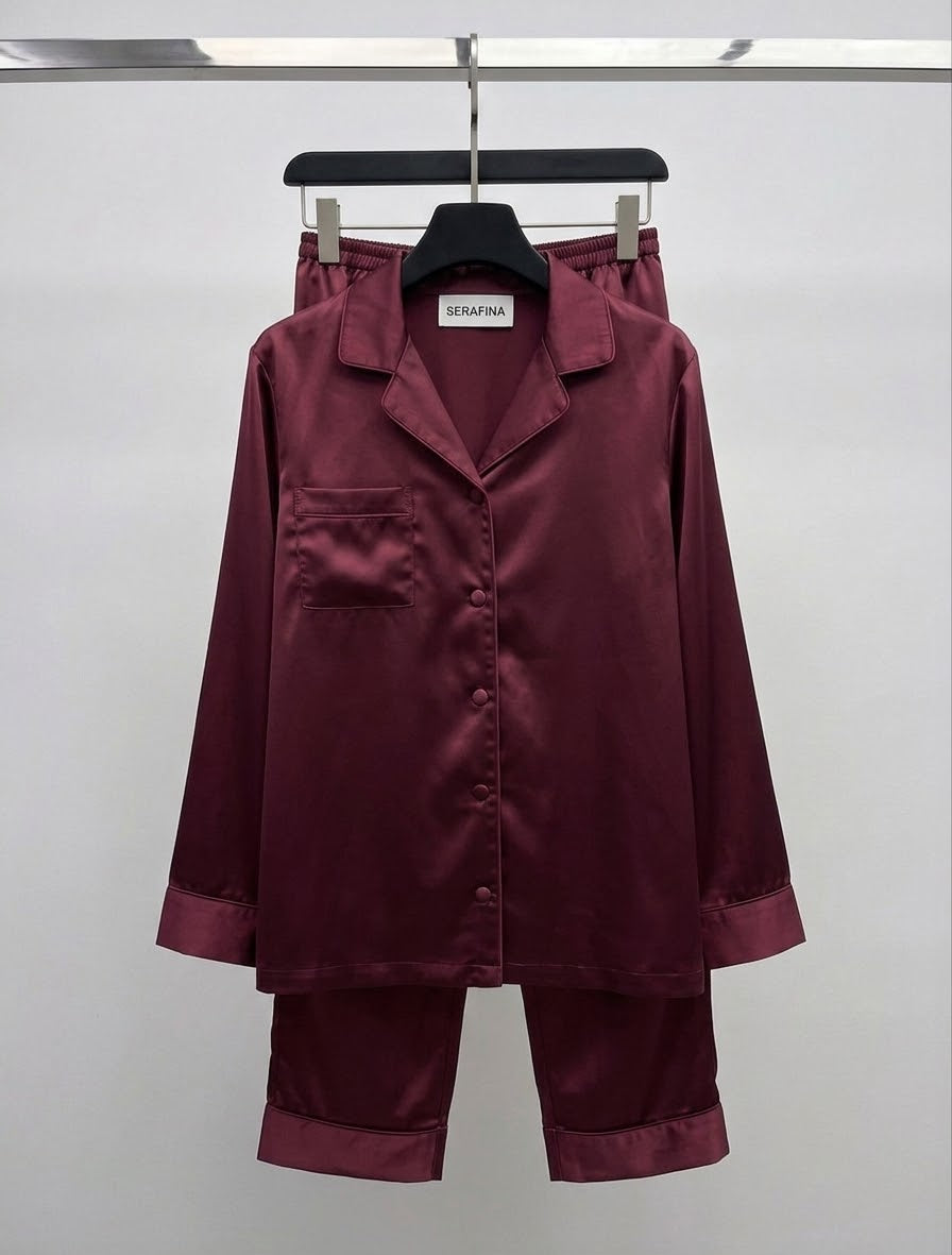 Pyjama en satin Amarena