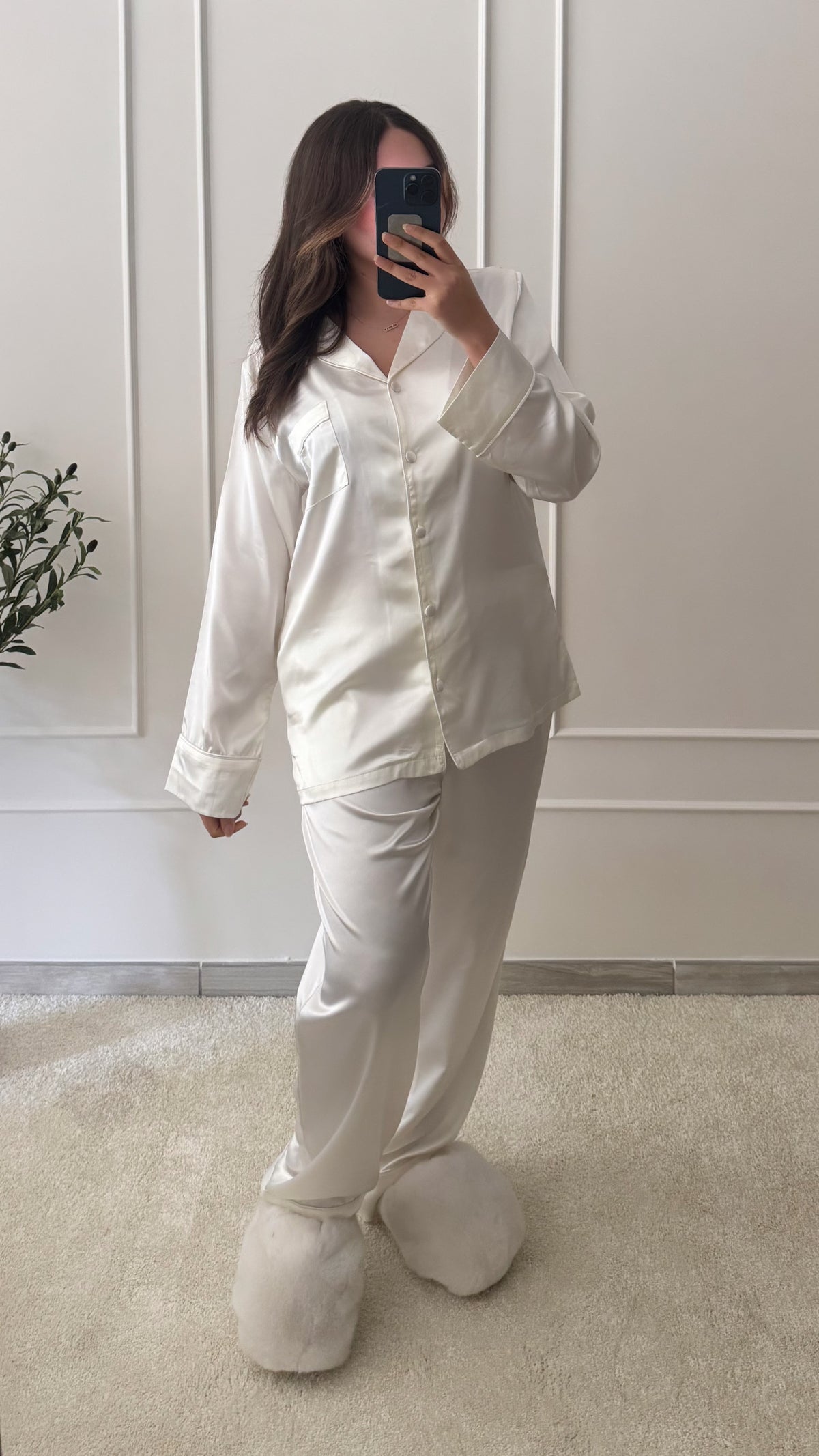 Pyjama en satin Noces