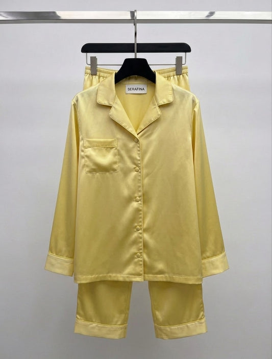 Pyjama en satin Miel Doré