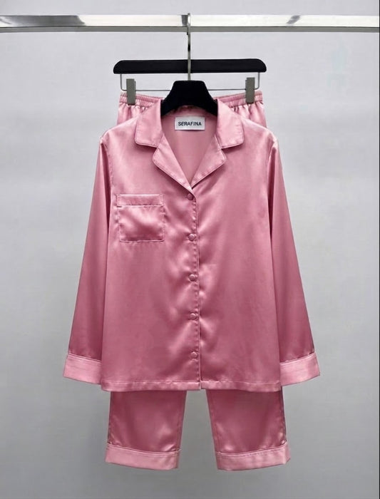 Pyjama en satin Rose Blossom